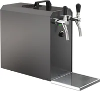 Výčapné zariadenie, vycap na pivo, chladenie piva - 50 STREAM prietokový chladič 2-kanálový suchý chladič, až 55 litrov / h, Black Edition