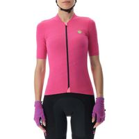 Cyklistický dres UYN s krátkym rukávom - LIGHTSPEED LADY - ružová/čierna S