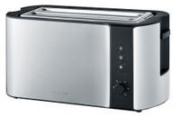 SEVERIN 4-Scheiben-Toaster AT 2590 1.400 Watt Edelstahl / schwarz