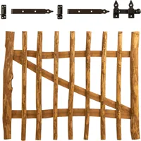 Gartentor Holz imprägniert B 100 x H 100 cm 7-9 cm Lattenabstand