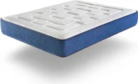 Matratze 200x200 MEMOLATEX Höhe 25 CM Schaumstoff HR und Latex, fest und umkehrbar