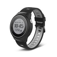Forever Smartwatch Armband Uhr GPS Bluetooth Wasserdicht IP68 Smart Watch Uhr Schrittzähler Pulsmesser, Schwarz/Grau