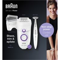 Depilator Braun SE5825P Silk Epil biały, przewodowy