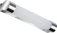 BRILONER TANTOR Spiegelleuchte, IP44 Spritzwasserschutz, Neutralweißes Licht, chromfarbig, 35,2 x 6,7 x 5,4 cm
