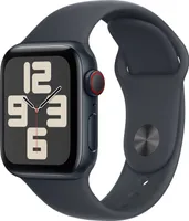 Apple Watch SE GPS + Cellular 40mm Midnight Aluminium Case mit Midnight Sport Band