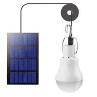 LED Solar Glühbirne,Solarleuchten für den Außengebrauch, Solarlaterne,Campinglampe,Solarlampe mit Solarpanel,3W Glühbirne,Sonnenbeleuchtung für Außen
