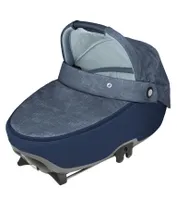 Maxi-Cosi Jade Babywanne, sichere Babywanne mit ISOFIX Installation im Auto, komfortabler Kinderwagenaufsatz, geeignet ab Geburt bis ca. 6 Monate (max. 9 kg oder 40 bis 70 cm), Nomad Blue