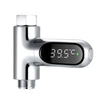 LED-Digital-Duschtemperaturanzeige 0  100 Bath Babybad-Wasserthermometer Celsius / Fahrenheit-Anzeige 360 ??¡ã -Drehbildschirm fuer die Kueche zu Hause