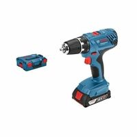 Bosch Professional 18V System GSR 18V-21 - wkrętarka akumulatorowa (55 Nm, maks. Ø śruby 10 mm, 2 akumulatory x 2,0 Ah, w L-BOXX)