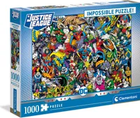 Clementoni 39599 - 1000 Teile Impossible Puzzle - DC Comics, Justice League