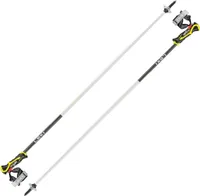 Leki Airfoil 3D White/Neonyellow/Dark Anthracite 130 cm Lyžiarske palice