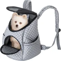 HobbyDog Hundetragetasche Hundetransporttasche Transporttasche Tragetasche - Größe: M - Asche