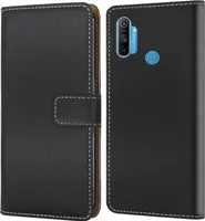 Handy Tasche für Realme C3 Schutzhülle Bookstyle Etui Klapphülle Wallet Flip Cover Case Schwarz
