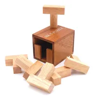 SIX-T- Puzzle - tolles Packproblem für Kinder und Erwachsene aus Holz