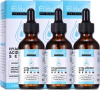 Gesichtsserum Hyaluronsäure Hyaluronic Acid Serum Anti Aging Bio Vegan, 3x 60ml