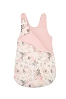 Schlafsack Blumen/Altrosa