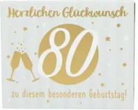 Depesche Wunscherfüller Soundboxen Zahlengeburtstage : 80. Geburtstag Wunscherfüller Soundboxen Zahlengeburtstage: 80. Geburtstag