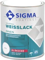 Sigma Universal Weisslack innen weiss glänzend 0,375L Acryllack