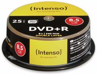 Intenso DVD+R 8.5GB 8x Double Layer 25er Cakebox, Tortenschachtel