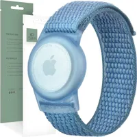 Tech-Protect Nylon Für Kinder Apple Airtag Blau