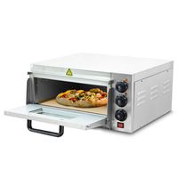 Bituxx Elektrischer Pizza Ofen 2000 Watt Silber MS-18167