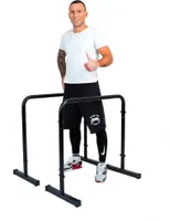 Parallets Heihglets  Bis 150 kg Dip Barren Dip Station Push Up Stand Bar, schwarz - STM