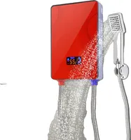Elektrický průtokový ohřívač vody, výkon 6500 W, nastavitelná teplota, LED displej