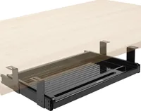 Duronic DKTSX2 Tastaturplattform | Unter Schreibtischschublade für Tastatur und Maus | Aufsteckbares Tastaturfach | Ergonomische Workstation-Lösung | Ausziehbar | Einfache Montage