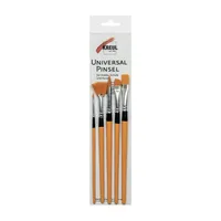 Kreul Universalpinsel Synthetics 5er Set flach