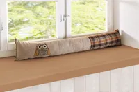 Zugluftstopper "Eule" für Fenster & Tür, Türbodendichtung, Fensterdichtung, Türdichtung, Windstopper