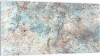 DEQORI Küchenrückwand Glas 100x50 cm 'Verfärbter Stein' Spritzschutz Bad Rückwand