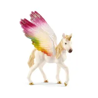 Schleich bayala 70577 Geflügeltes Regenbogeneinhorn, Fohlen