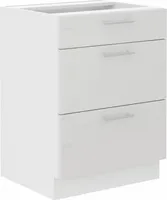Schubladenschrank LAJLA – Breite 60 cm, weiß