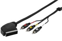 ViVanco™Scart/ Cinch-Verbindung, IN/OUT, 5m