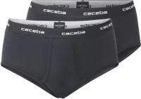 CECEBA Herren Slip blau uni 2er Pack Größe: 9