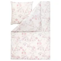 Estella Exquisit Mako-Batist Bettwäsche-Garnitur Abelia Farbe flieder-620 Größe 135 x 200 + 80 x 80 cm
