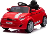 Fiat 500 elektrické auto pro děti Dětská elektrická vozidla 2x30W MP3 červená