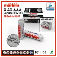 Batterien AAA Set 40 Stück Super Alkaline Mignon 1,5V LR03
