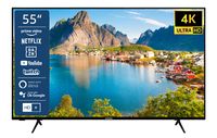 TELEFUNKEN XU55SN550S 55 Zoll Fernseher/Smart TV (4K Ultra HD, HDR, Triple-Tuner) - Inkl. 6 Monate HD+ [2023]