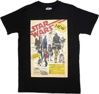 Star Wars - T-Shirt für Herren/Damen Uni RO11540 (XXL) (Schwarz)