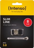 Intenso Slim Line 8 GB, USB 3.0, Kappe, 20 x 15 x 7 mm