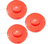 Universal Fadenkopf Rasentrimmer Kopf Doppelfadenkopf Fadenspule Nylonfaden für Benzin Motorsense Rasentrimmer M10 Schraube / M10 x 1,25mm links
