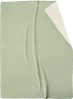 Biederlack Doubleface mint-ecru 150 x 200