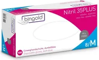 Bingold Nitril 35Plus violett Gr. M 100 Stück