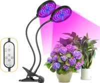 30W 2 Lampe LED Dimmbar Vollspektrum IP65 Wasserdicht Pflanze Grow Lampe, Pflanzenlampe Pflanzenlicht Wachstumslampe