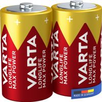 VARTA Alkaline Batterie Longlife Max Power Mono (D) 2 Batterien