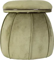 Hocker Corin 100 Grün / Graphit