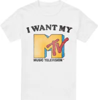 MTV - Tričko "I Want My MTV 2" pre mužov TV6296 (M) (Biela)