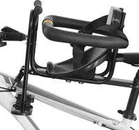 Vorderer Fahrradsitz Kindersicherheit Kindersattel mit Pedalen und Unterstuetzung fuer MTB Rennrad