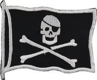Aufnäher - Piratenflagge - Patch